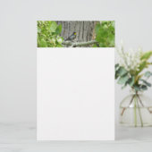 Fotografie van Audubon's Warbler-Natuur Briefpapier (Staand voorkant)