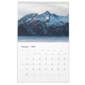 Fotografie van bergen boven de wolken  kalender (Feb 2027)