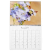 Fotografie van Bijen en Bloemen Natuur Kalender (Jan 2026)