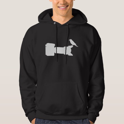 Fotografie van Bird Fotograaf Cameraman Fotograaf  Hoodie (Voorkant)