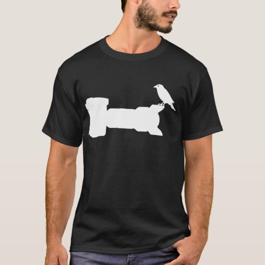 Fotografie van Bird Fotograaf Cameraman Fotograaf T-shirt (Voorkant)