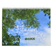 Fotografie van botanische boomkronen kalender (Hoes)