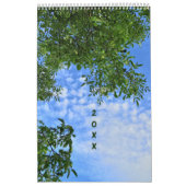Fotografie van botanische boomkronen kalender (Hoes)