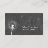 Fotografie van Chalkboard Dandelion Visitekaartje (Voorkant)