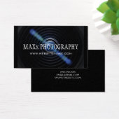 Fotografie van Cool Modern Camera Lens Visitekaartje (Bureau)