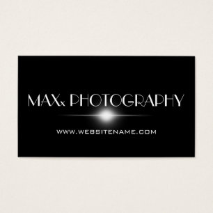 Fotografie van Cool Modern Flare Visitekaartjes