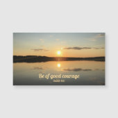 Fotografie van Courage Sunset River, Magnet (Voorkant)