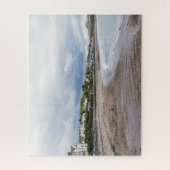 Fotografie van Criccieth Beach North Wales Legpuzzel (Verticaal)