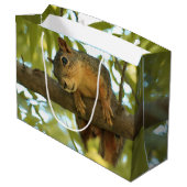 Fotografie van Cute & Curious Squirrel Natuur Groot Cadeauzakje (Achterkant Gekanteld)
