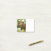 Fotografie van Cute & Curious Squirrel Natuur Post-it® Notes (Op bureau)