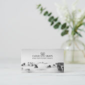 Fotografie van de antenne visitekaartje (Staand voorkant)