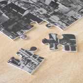 Fotografie van de Black and White Eiffel Tower Legpuzzel (Zijkant)