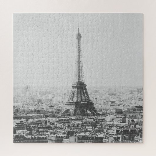 Fotografie van de Black and White Eiffel Tower Legpuzzel (Verticaal)