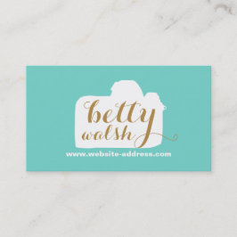 Fotografie van de camera Cute Photographer Visitekaartje