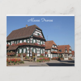 Fotografie van de Elzas Elzas Briefkaart