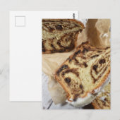 Fotografie van de foetus Cinnamon Roll Buns Bread Briefkaart (Voorkant / Achterkant)
