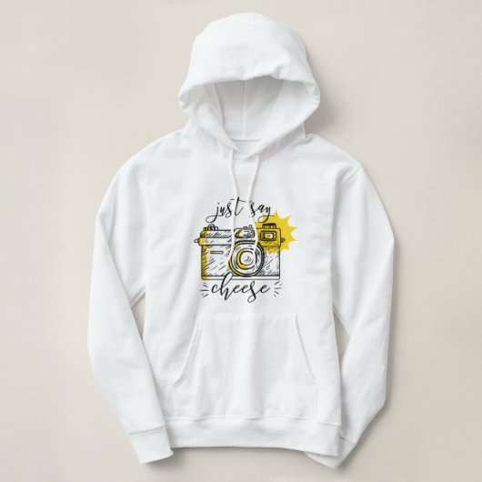 Fotografie van de fotograaf "Zeg Cheese" Hoodie (Design voorkant)
