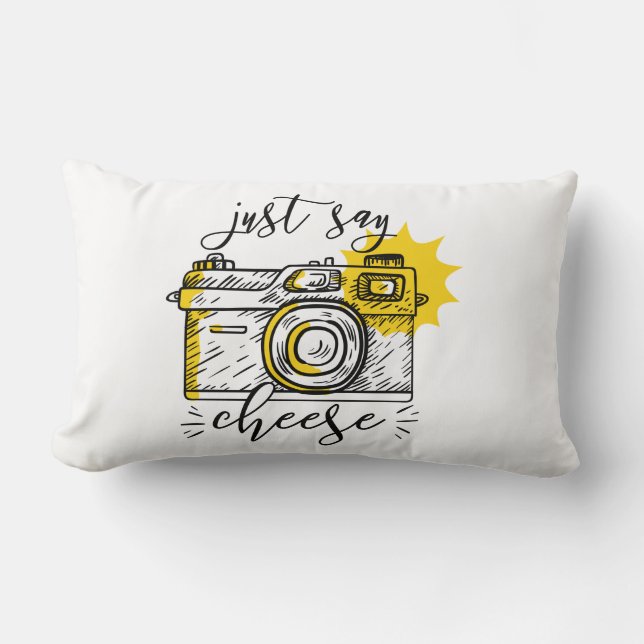 Fotografie van de fotograaf "Zeg Cheese" Kussen (Voorkant)