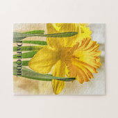 Fotografie van de Gele Daffodil Spring Floral Legpuzzel (Horizontaal)