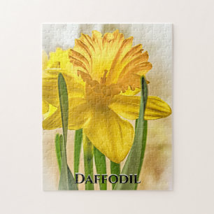 Fotografie van de Gele Daffodil Spring Floral Legpuzzel