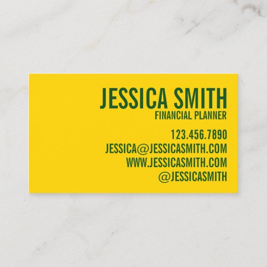 Fotografie van de Gele Daisy Flower Floral Natuur Visitekaartje (Achterkant)