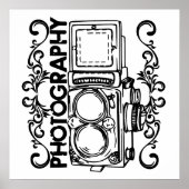 Fotografie van de oude school poster (Voorkant)