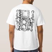 Fotografie van de oude school t-shirt (Achterkant)