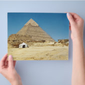 Fotografie van de piramides van Gizeh Flyer (Hand)