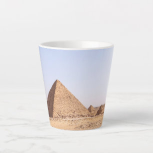 Fotografie van de piramides van Gizeh Latte Mok