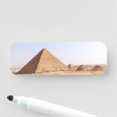 Fotografie van de piramides van Gizeh Naamplaatje (In situ)
