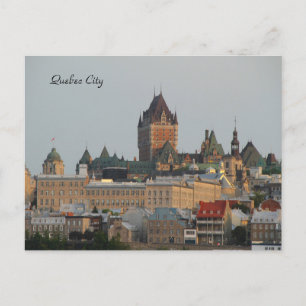 Fotografie van de prachtige skyline van Quebec Cit Briefkaart