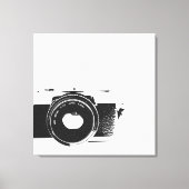 Fotografie van de Retro camera Canvas Afdruk (Voorkant)