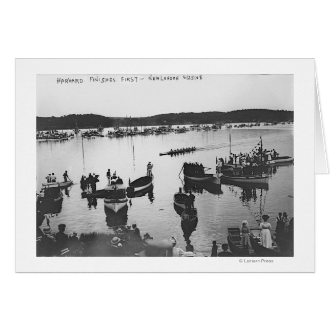 Fotografie van de rijbaan Harvard vs. Yale Rowing  (Voorkant Horizontaal)