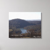 Fotografie van de rivier de Veer op het canvas Afdruk (Voorkant)