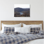Fotografie van de rivier de Veer op het canvas Afdruk (Insitu (Slaapkamer))