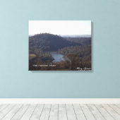 Fotografie van de rivier de Veer op het canvas Afdruk (Insitu (Houten vloer))