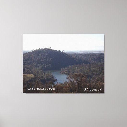 Fotografie van de rivier de Veer op het canvas Afdruk (Voorkant)