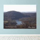 Fotografie van de rivier de Veer op het canvas Afdruk (Insitu (Houten vloer))