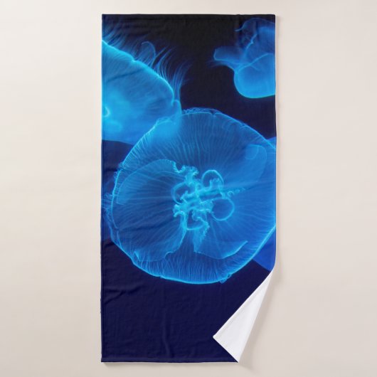 FOTOGRAFIE VAN DE SCHADE VAN JELLYFISH BADHANDDOEK (Badhanddoek)