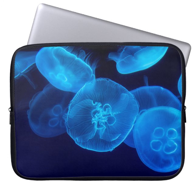 FOTOGRAFIE VAN DE SCHADE VAN JELLYFISH LAPTOP SLEEVE (Voorkant)