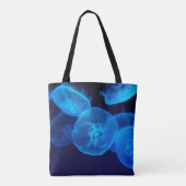 FOTOGRAFIE VAN DE SCHADE VAN JELLYFISH TOTE BAG (Achterkant)