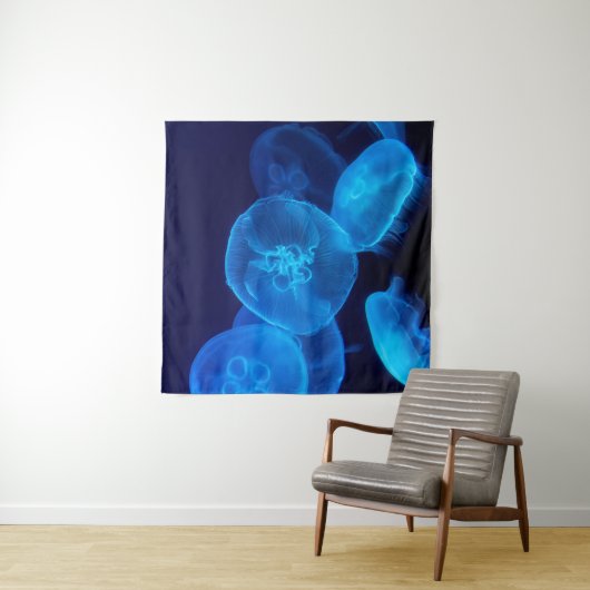 FOTOGRAFIE VAN DE SCHADE VAN JELLYFISH WANDKLEED (In Situ (horizontaal))