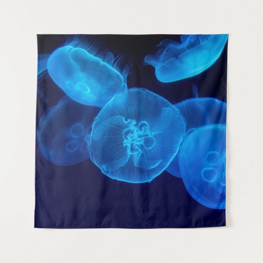 FOTOGRAFIE VAN DE SCHADE VAN JELLYFISH WANDKLEED (Voorkant)