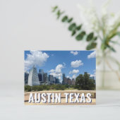Fotografie van de skyline van Austin Texas Briefkaart (Staand voorkant)