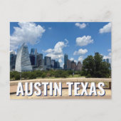 Fotografie van de skyline van Austin Texas Briefkaart (Voorkant)
