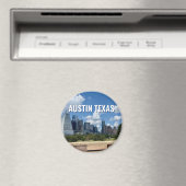 Fotografie van de skyline van Austin Texas Magneet (Insitu (Vaatwasser))