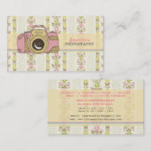 Fotografie van DSLR-camera Fotograaf Visitekaartje (Voorkant / Achterkant)