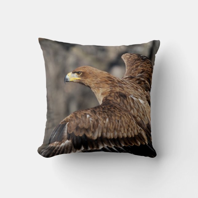Fotografie van Eagle Wildlife Pillow Kussen (Voorkant)