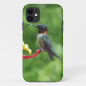 Fotografie van een roodkeelkolibrie Case-Mate iPhone case (Achterkant)