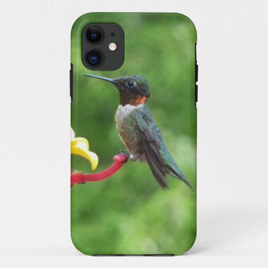 Fotografie van een roodkeelkolibrie Case-Mate iPhone case (Achterkant)